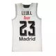 Camiseta Llull #23# Real Madrid Basket 2015-2016 (blanco/gris)