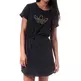 Adidas Vestido Mujer Original Tee Dress (negro/oro)