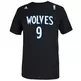 Adidas NBA Camiseta Gametime Wolves Ricky Rubio (negro/blanco)