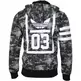 Adidas Original Sudadera 3Foil AD FZ (negro/blanco)