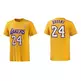 Adidas Camiseta NBA Game Time Kobe Nº 24 (amarillo)
