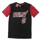 Adidas Camiseta Niño Sum Run Heat James Nº 6 (negro/burdeos)