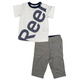 Reebok Conjunto Bebé Summer Set (blanco/gris/azul)