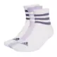 Adidas  3-Stripes Cushioned Low-Cut Socks 3 Pairs "White"
