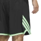 Short Basket Adidas Crazylite  "Black-Lime Burst"
