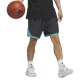 Short Basket Adidas Crazylite "Carbon-Lucid Cyan"