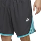 Short Basket Adidas Crazylite "Carbon-Lucid Cyan"