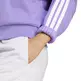 Adidas Essentials 3-Stripes French Terry Sweatshirt "Purple"