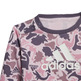 Adidas Essentials Allover Print Jogger Set "Clear Pink"
