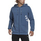 Adidas Essentials BrandLove Fleece Full-Zip Hoodie "Wonder Steel"