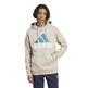 Adidas Essentials Fleece Big Logo Hoodie "Beige"