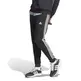 Adidas Essentials Fleece Slimfit 3-Stripes Pants "Black"