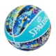 Balón Basket Spalding Blue Graffiti Rubber (Sz7)