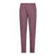 Campagnolo Wm's light stretch-fleece trousers with turn-up "Plum"