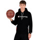 Champion Basketball USA Script Logo Tape Fleece Hoodie "Black"