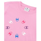 Champion Girls Crewneck T-shirt  with C logo "Pink"
