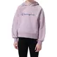 Champion Girls Fleece Hoodie with Big Logo Icons "Violet"