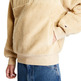 Champion Half Zip Polar Fleece Sweatshirt "Cream"