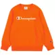 Champion Kids Big Logo Fleece Sweatshirt "Orange"