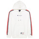 Champion Legacy Basketball Contrast Details Fleece Hoodie "White"