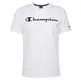 Champion Legacy Cotton Contrast Scrip Logo T-shirt "White"
