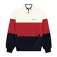 Champion Legacy Sherpa Graduated Panelled Half Z-Up Fleece Sweatshirt "Navy-Red"
