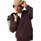 Champion Men’s Washed Fleece Full Zip Hoodie Icons "Brown"