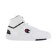 Champion Rochester Z80 Leather Mid Trainers "White"