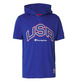Champion Sport Lifestyle Basketball USA Logo Comfort Fit T-Shirt Hooded "Nautical Blue"