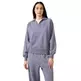 Champion Women's Washed Polo Neck Fleece Sweatshirt Icons "Mauve"