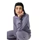 Champion Women's Washed Polo Neck Fleece Sweatshirt Icons "Mauve"