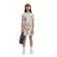 Desigual Cats Skater Dress "White"