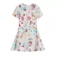 Desigual Cats Skater Dress "White"