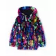 Desigual Girls Multicolour Fur-effect Jacket "Tutti Fruti"