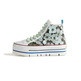 Desigual High-Top Sneakers "Embroidered Flowers"