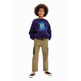 Desigual Junior Oversize Peace Sweatshirt "Blue"