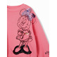 Desigual Minnie Mouse Sequin Sweatshirt "Pink"