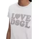 Desigual Plain T-shirt Love "grey"