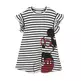 Desigual Girls Striped Mickey Mouse Dress