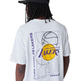 New Era NBA L.A Lakers Basketball Graphic Tee "White"