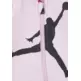 Mono Bebé Jordan Infants Air Jumpman Hooded Coverall "Foam Pink"