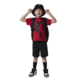 Jordan Infants Jumpman Jumbo Tee Short Set "Black-Gym Red"