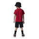 Jordan Infants Jumpman Jumbo Tee Short Set "Black-Gym Red"