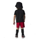 Jordan Infants Jumpman Static Tee + Short Mesh Set "Gym Red-Black"