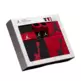 Jordan Bebé Juego de 5 Piezas dos Bodies,Gorro,Patucos y Babero JHN Jumpman "Red-Black"