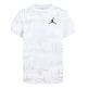 Jordan Kids Air JDB Clear Lane AOP Logo T-shirt "White"