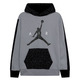 Jordan Kids Air Speckle Fleece Pullover Hoodie "Carbon"