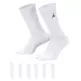 Jordan Kids JDB Everyday Essentials Crew 6 PPack Socks "White"