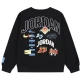 Jordan Kids JDB MJ Dynasty Fleece Terry Crew "Black"