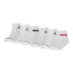 Jordan Kids Legend Quarter Socks 6 Pair "White"